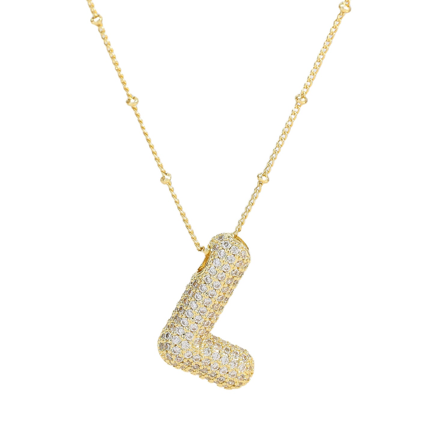 Glossy Girl Initial Necklace