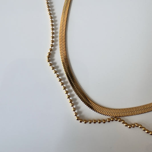 Delicate Beach Babe Pre-Stacked Necklace