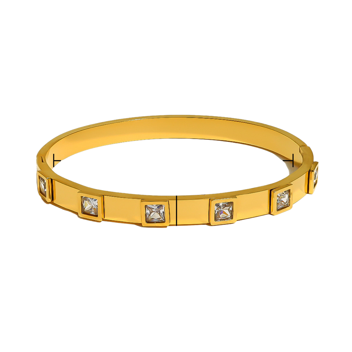Gilded Glam Bangle