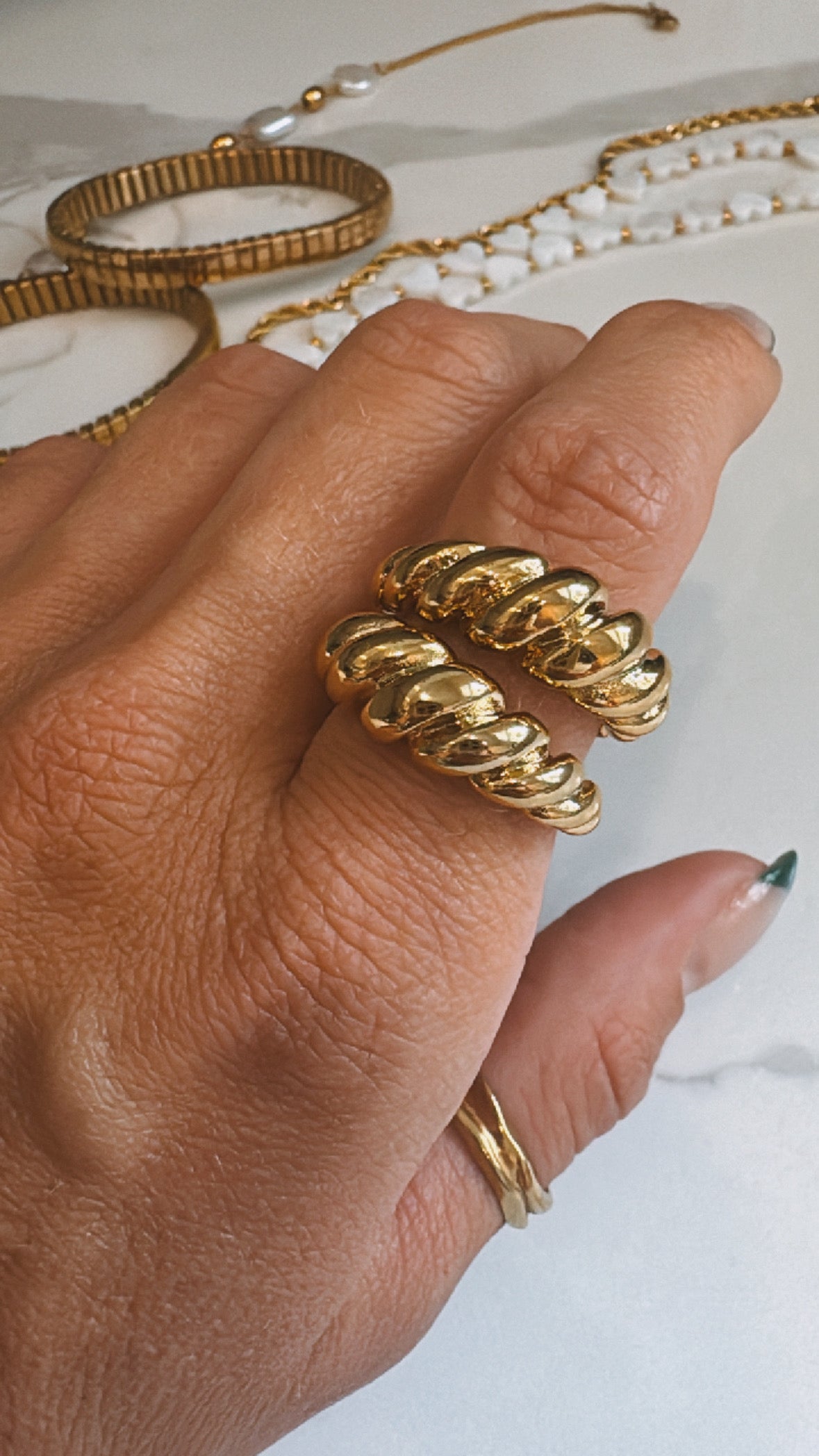 French Twist Ring