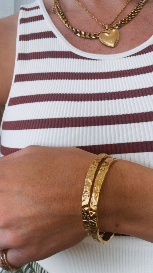 Hammered Resort Bangle