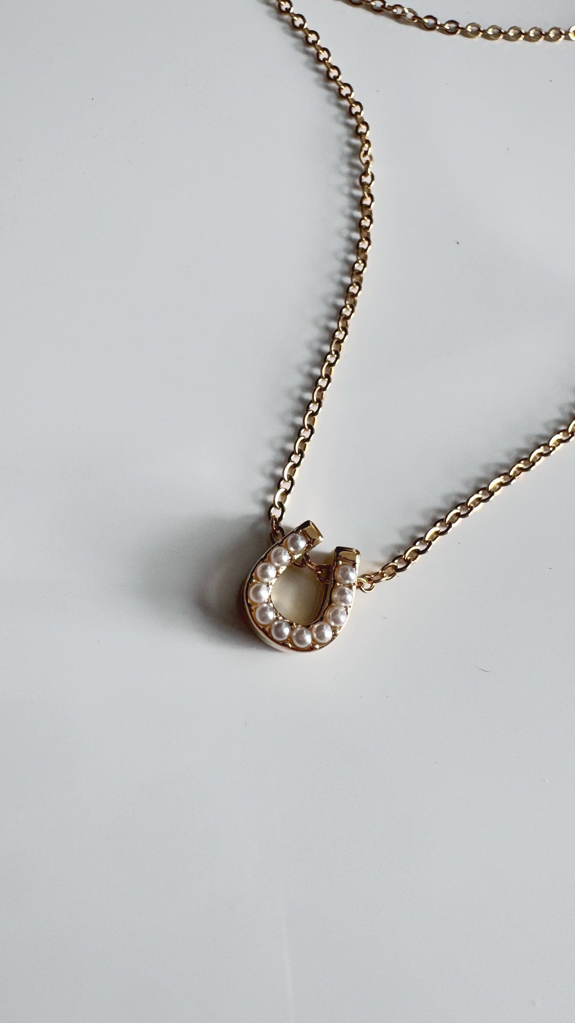 Dainty Horseshoe Necklace