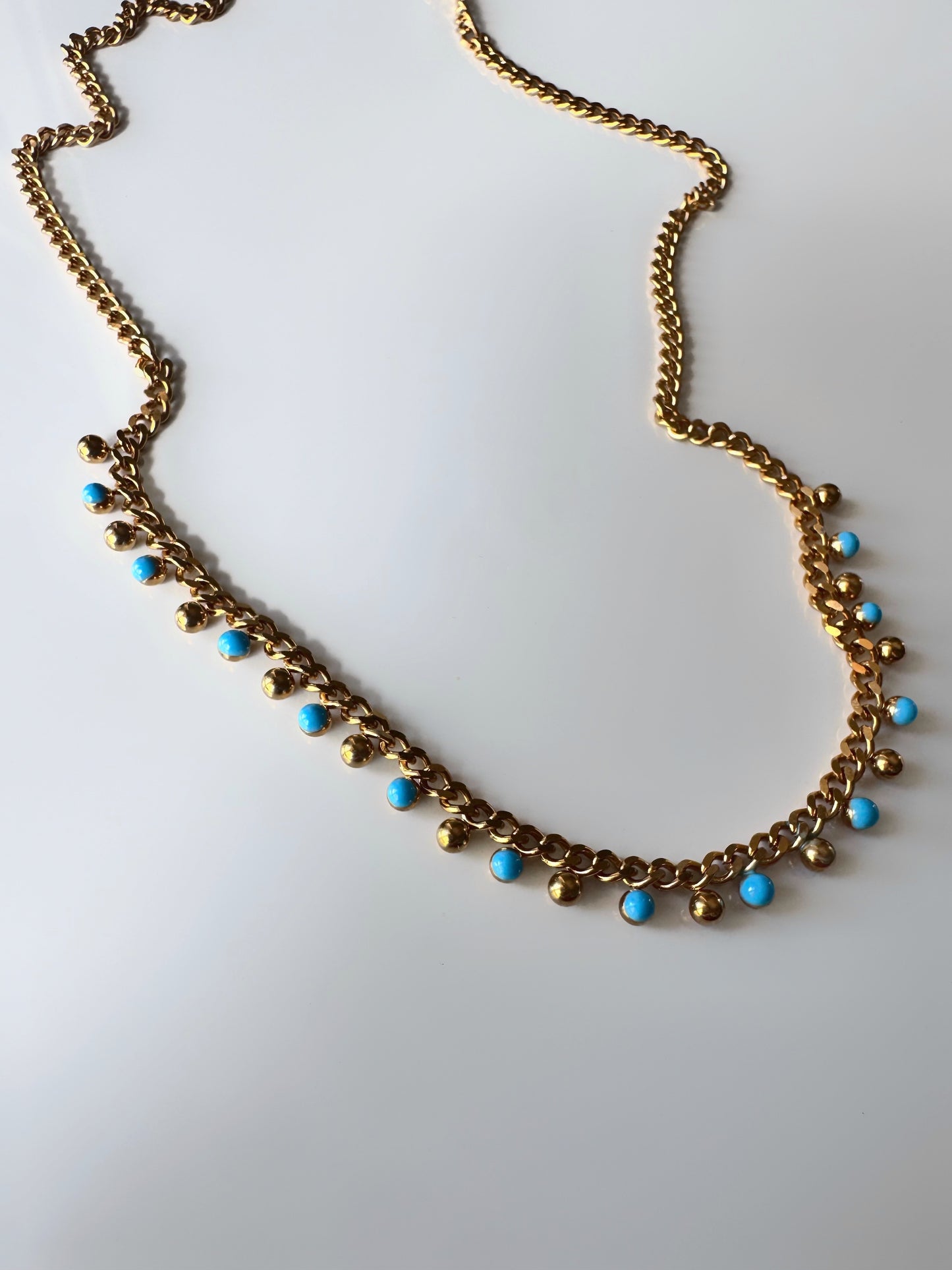 Dainty Turquoise Girl Necklace