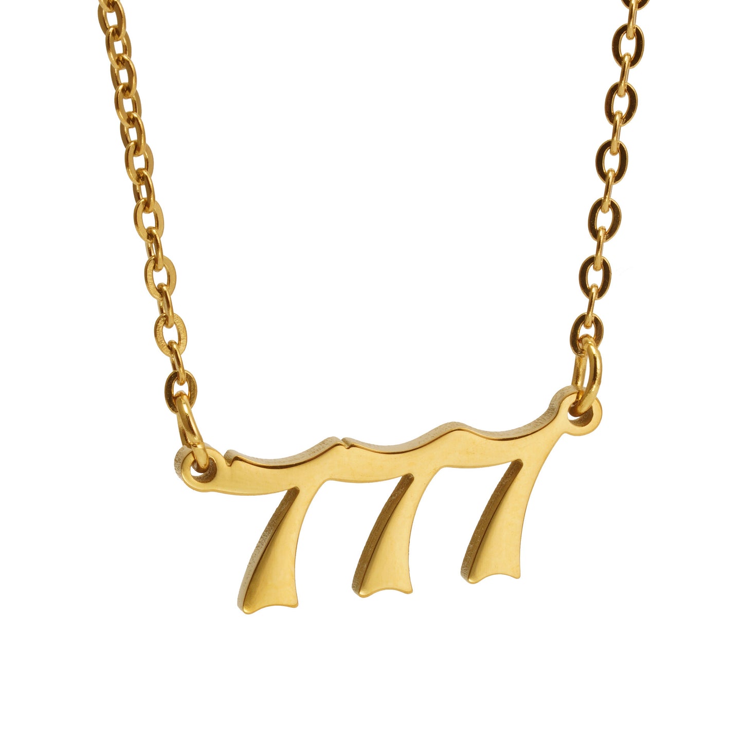 Angel Number Necklace – 18k Gold Plated, Waterproof, Tarnish-Free, Hypoallergenic Jewelry