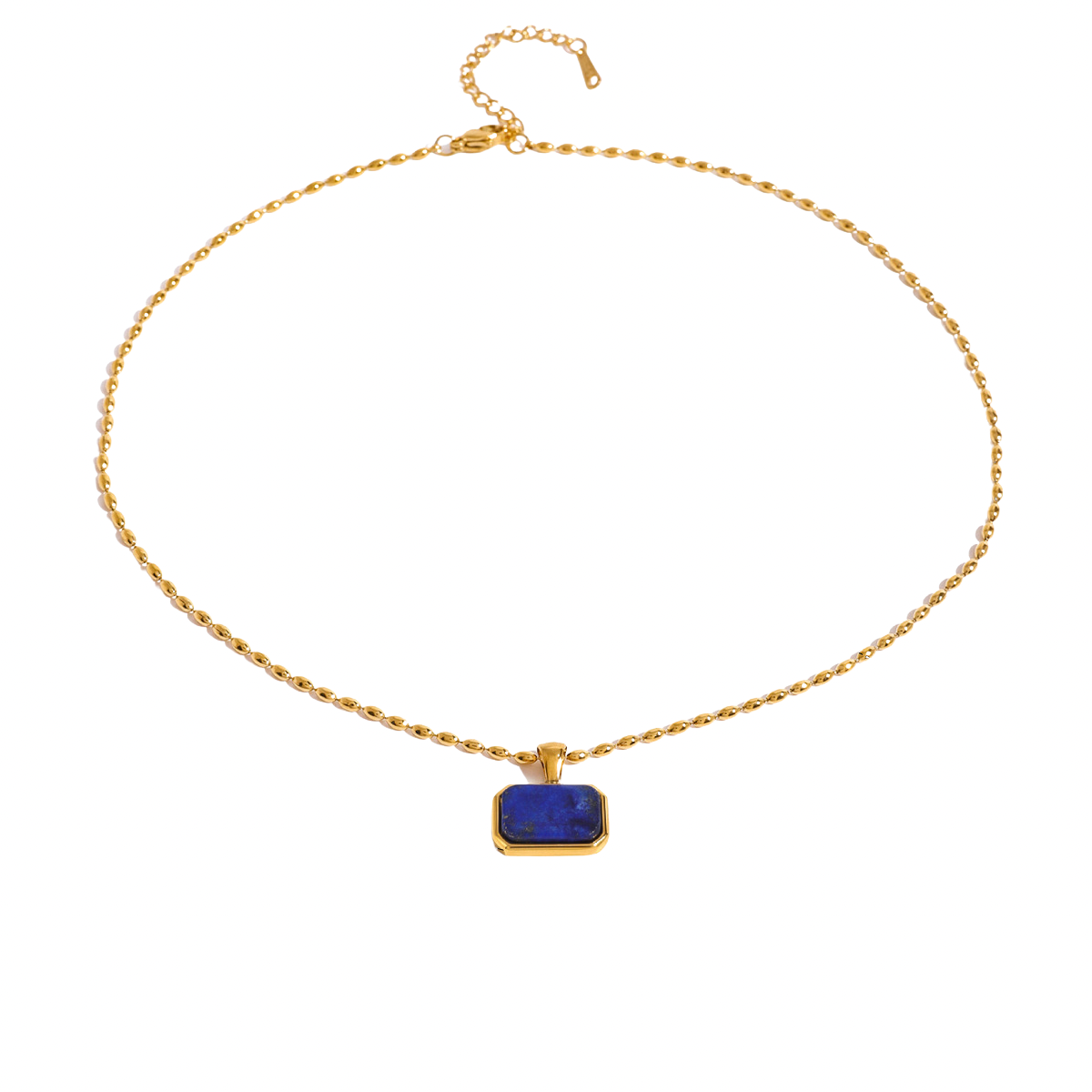 Santorini Blue Pendant Necklace