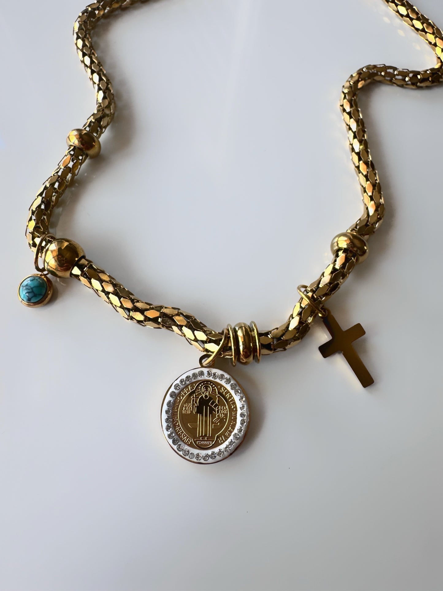 Scottie Cross Charm Necklace