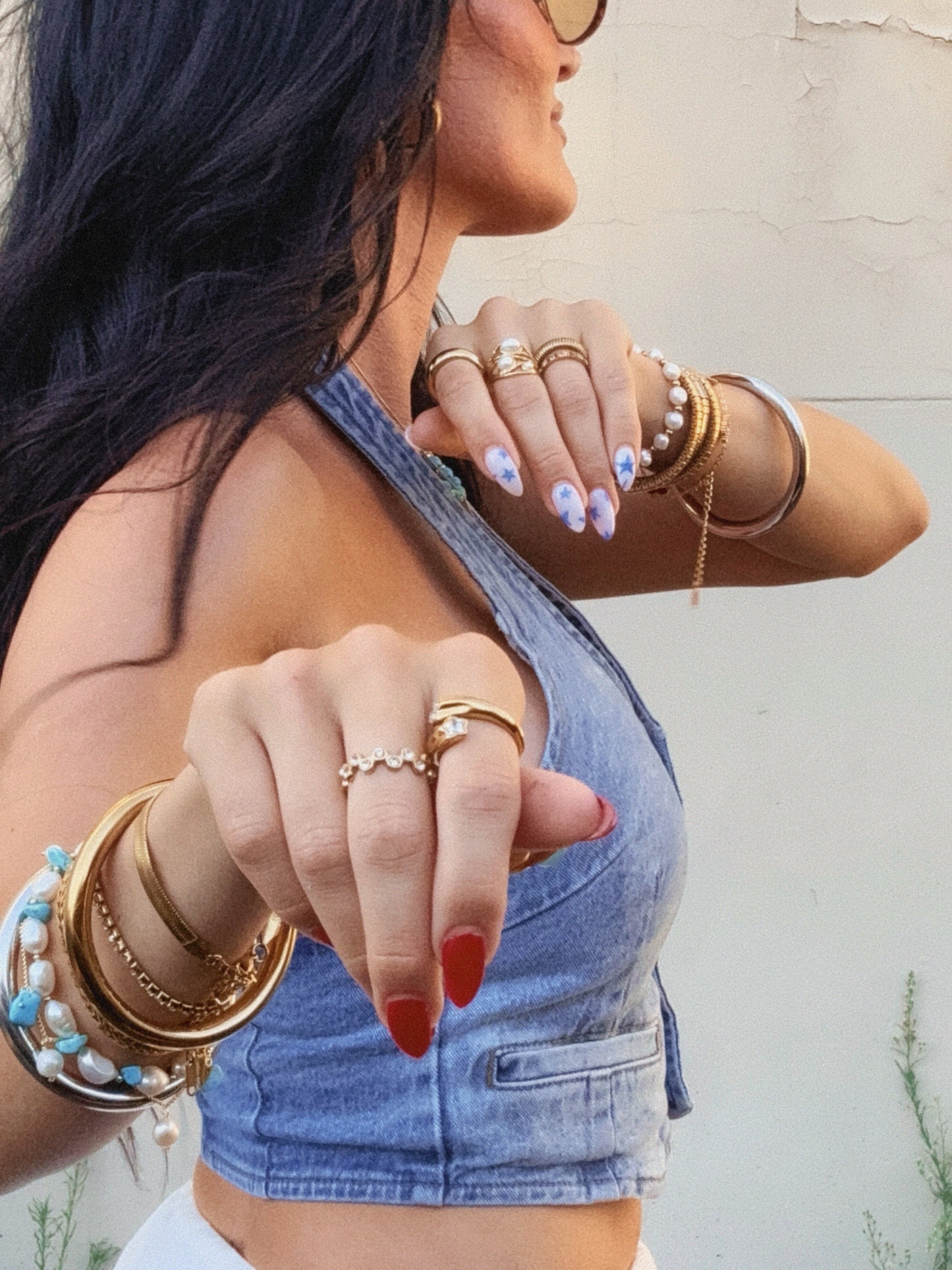 Starlit Wave Ring