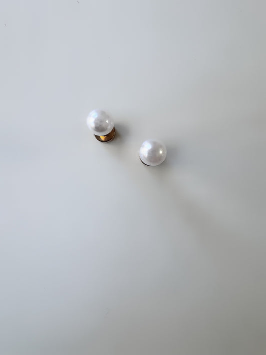 Pearl Studs Flat Back