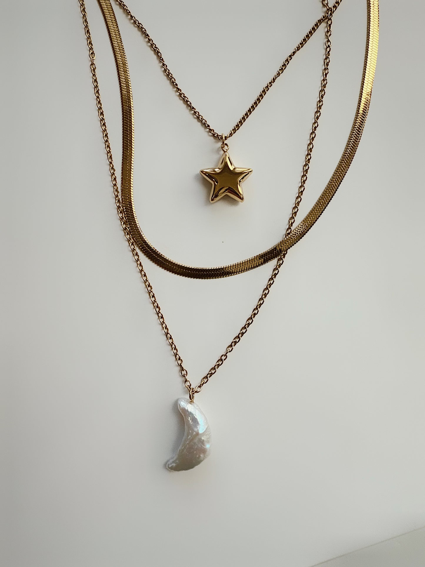 Luna Layers Pre-Stacked Necklace