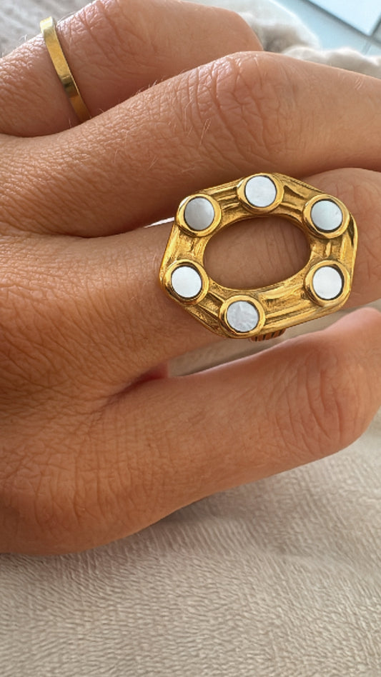 Marina Moon Ring