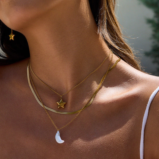 Luna Layers Pre-Stacked Necklace