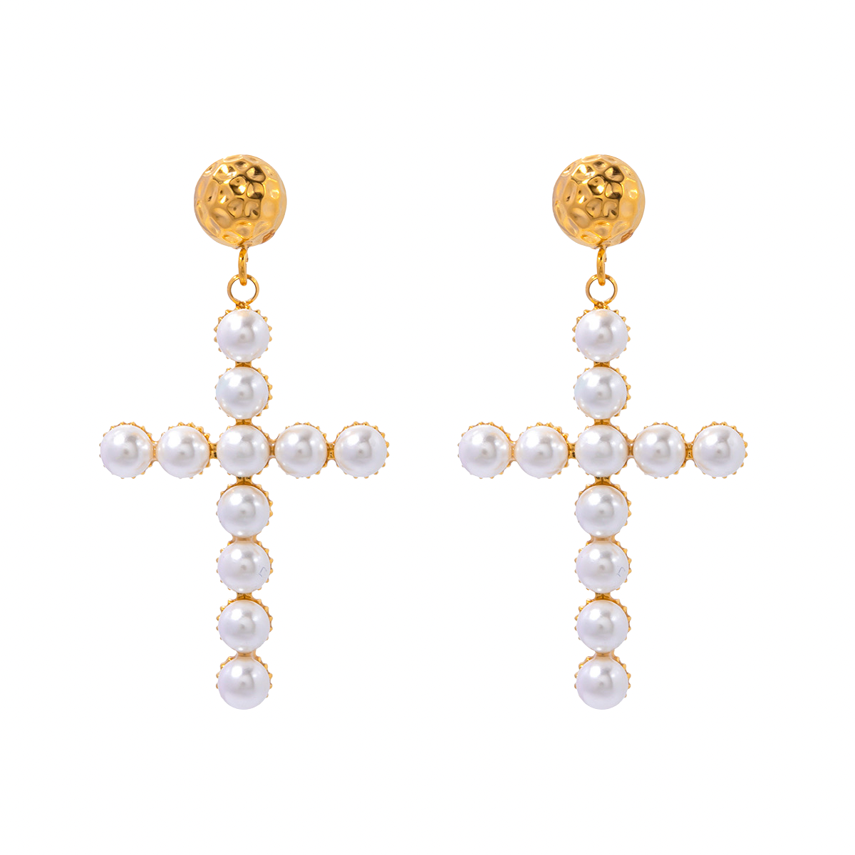 Cross the Line Earrings