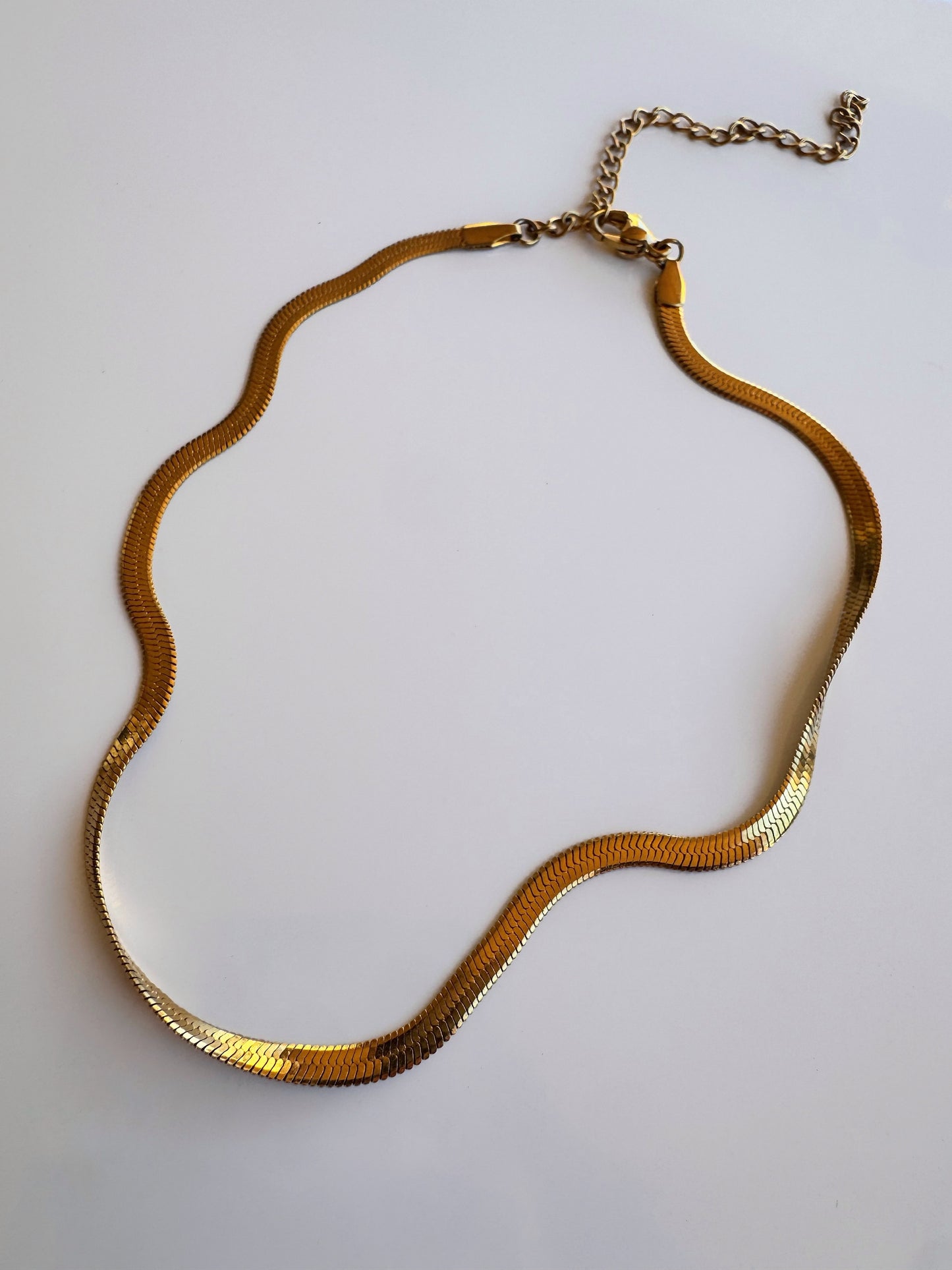 Herringbone Choker Necklace