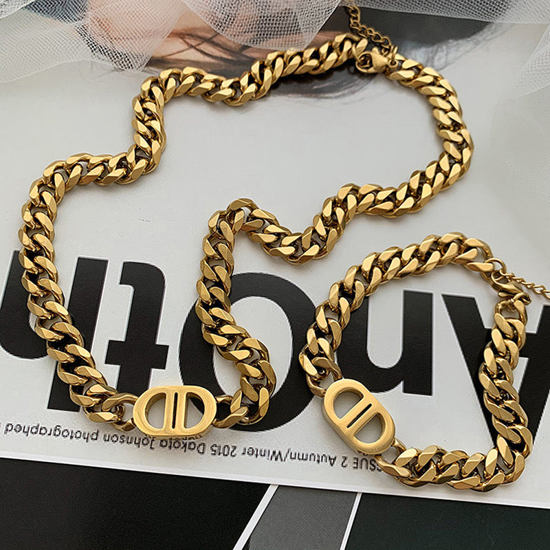 Edgy Cuban Chain Choker