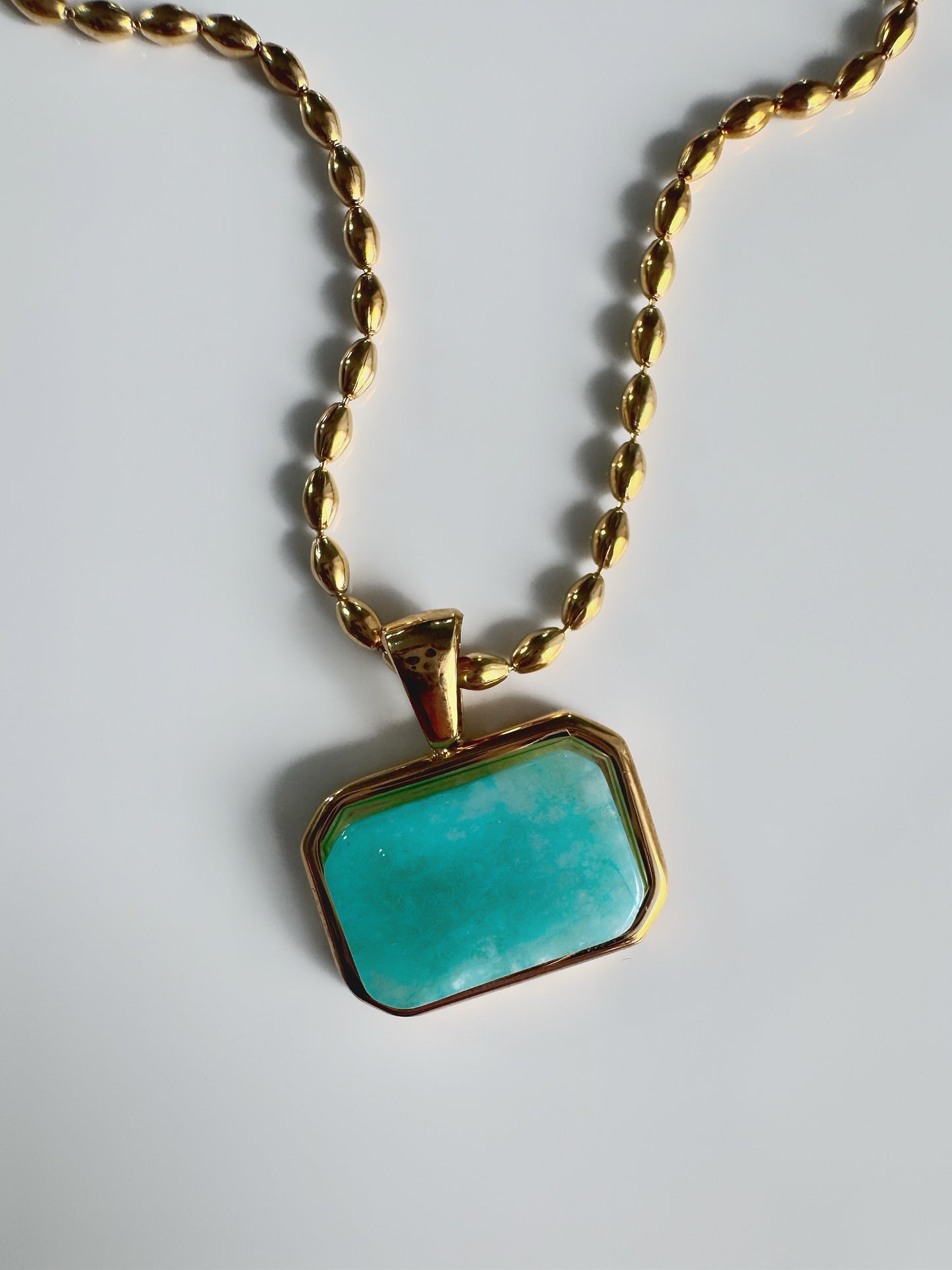 Turqs + Caicos Stone Necklace
