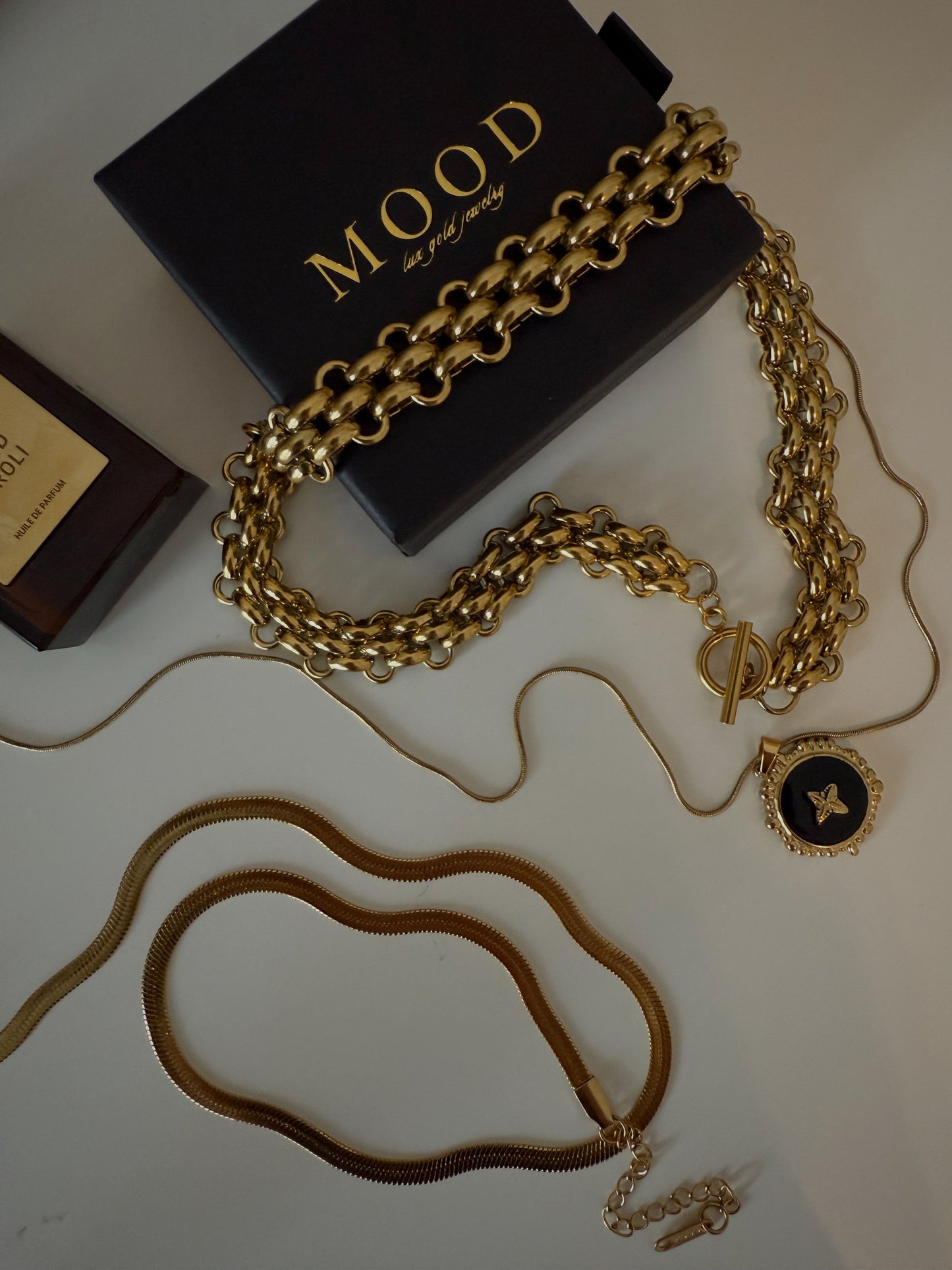 Noir Cross Necklace