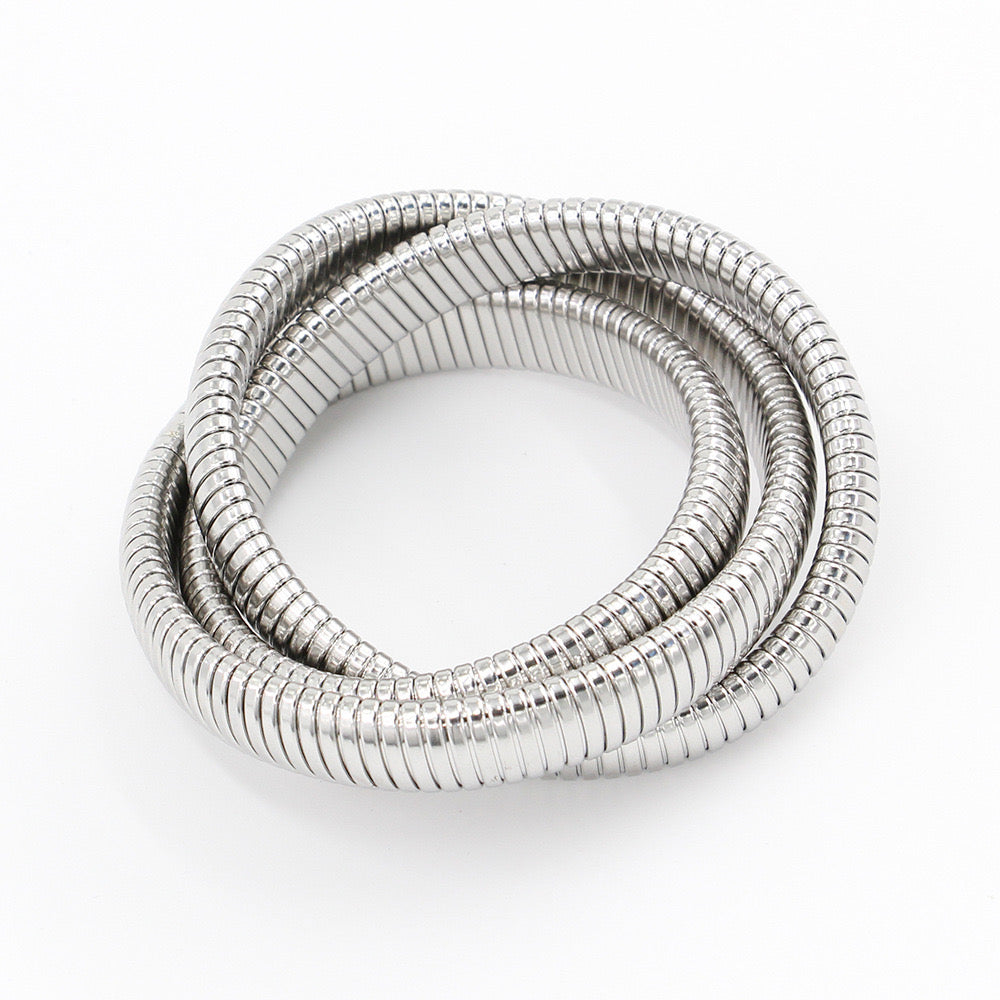 Golden Coil Bangle