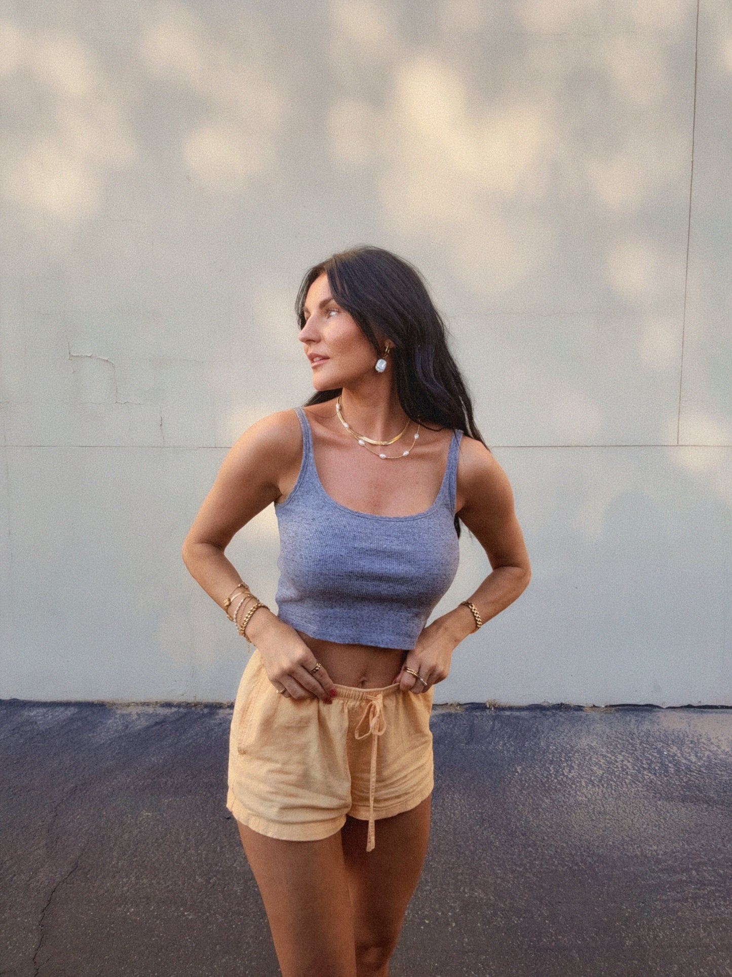 Sunkissed Drifter Pearl Necklace