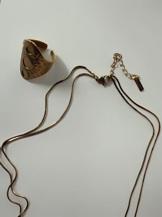 Double Layer Pre-Stack Necklace