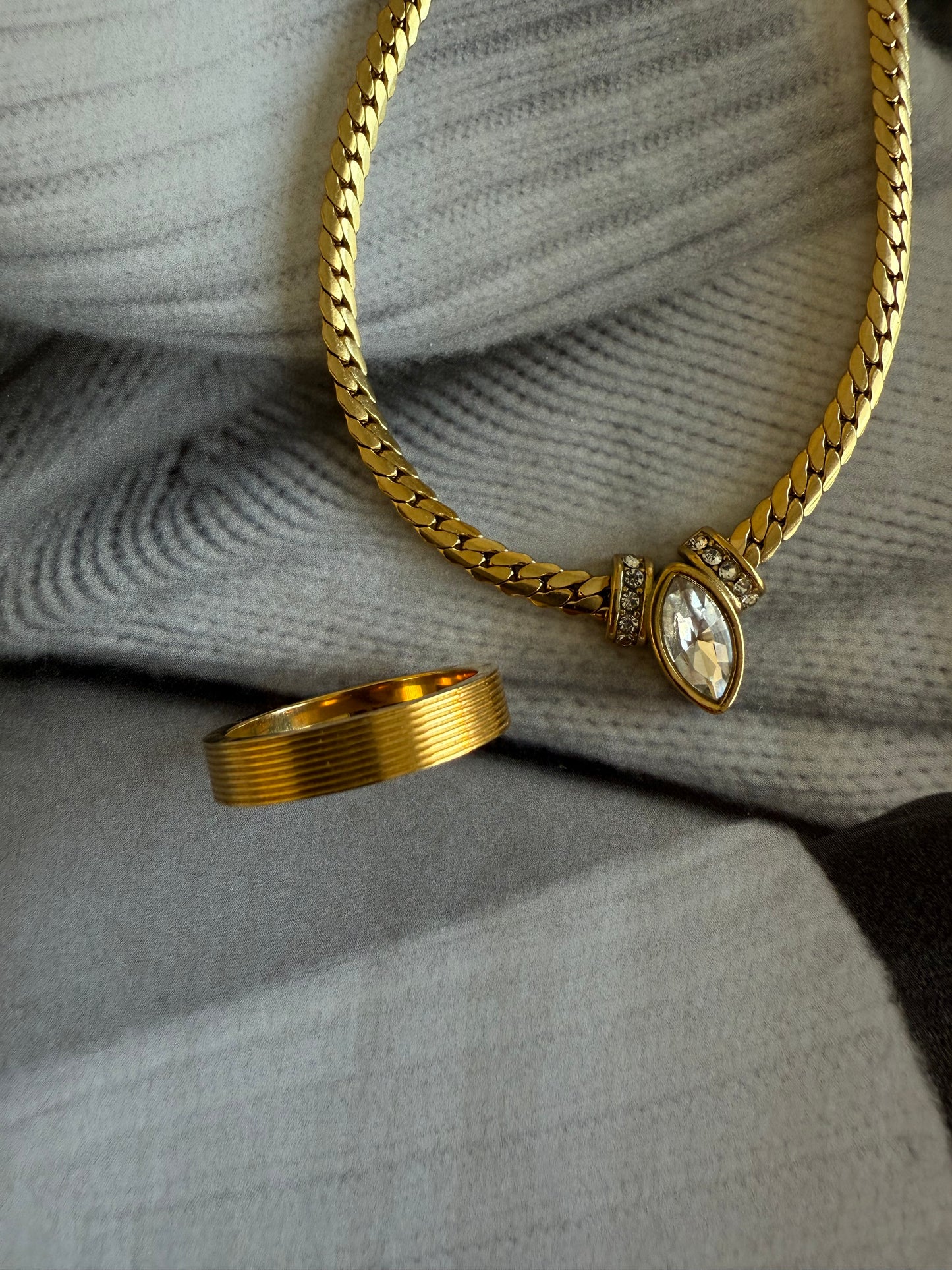 Meredith Marquise Necklace