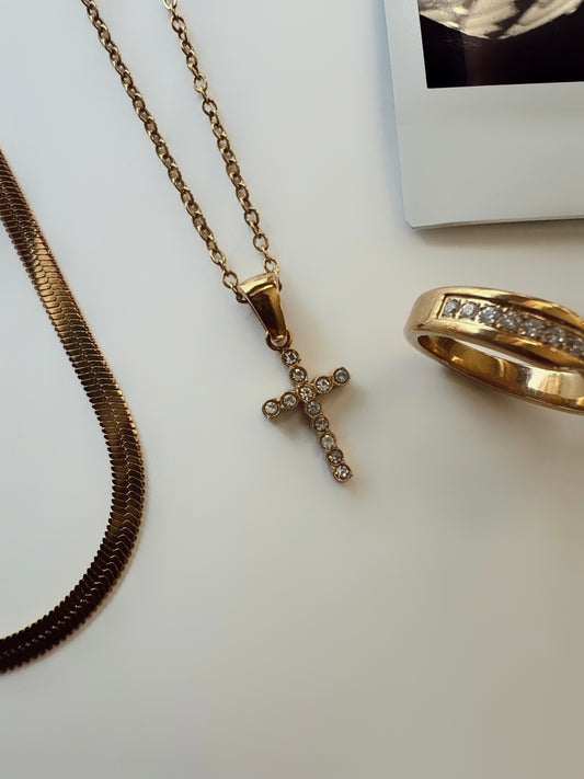 Celia Cross Necklace