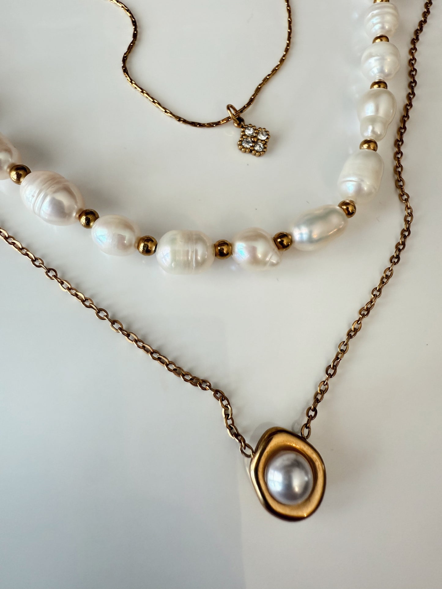 Golden Coastline Pearl Necklace