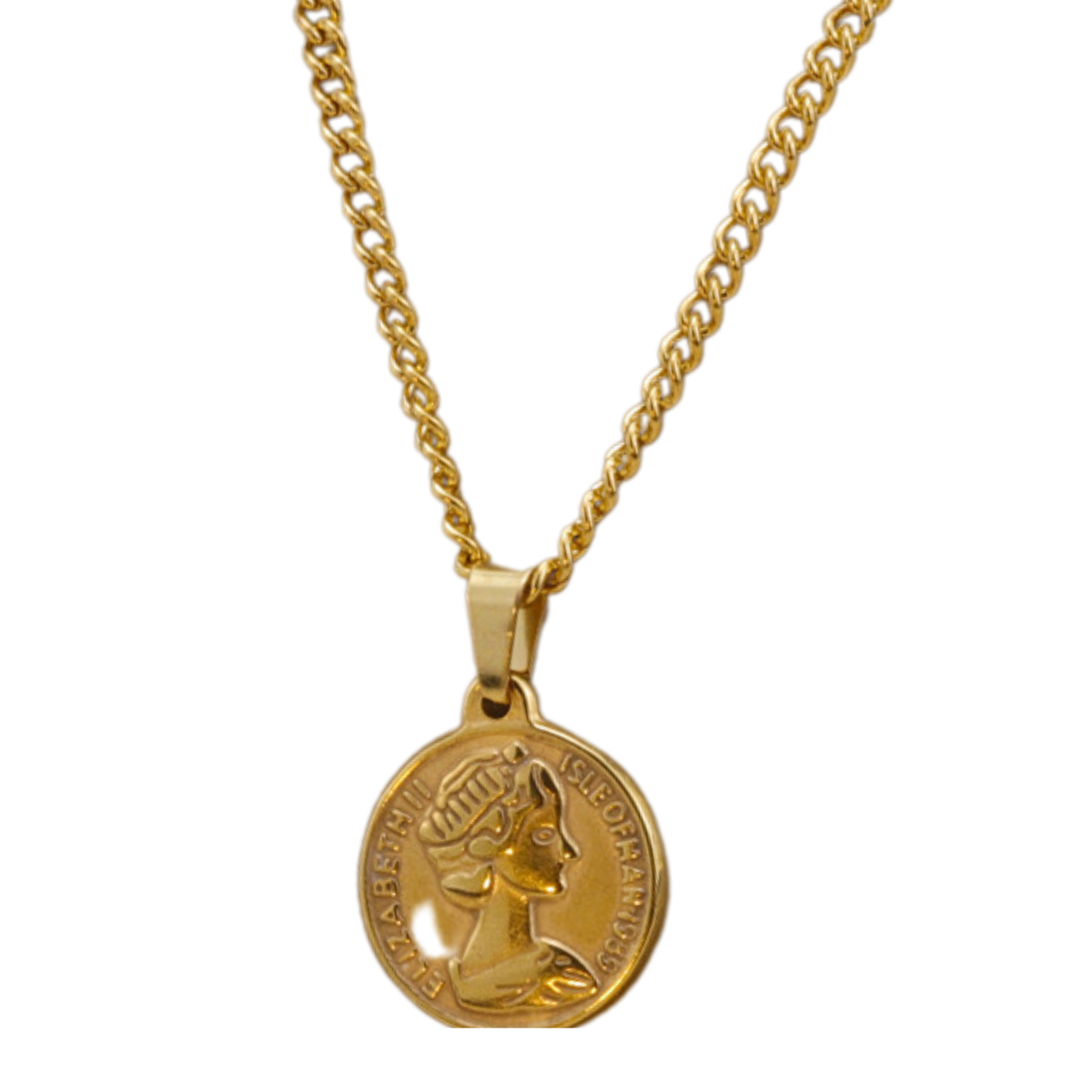Vintage Coin Medallion Necklace