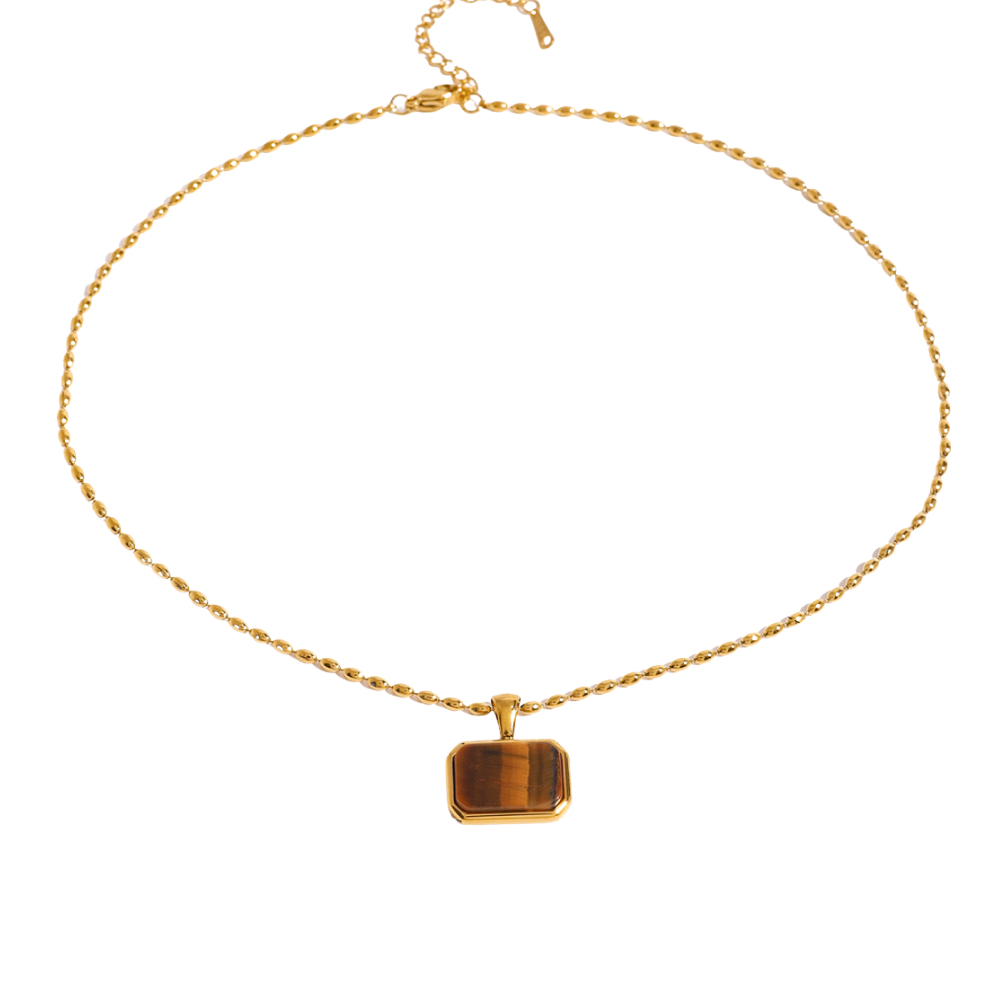 Turqs + Caicos Stone Necklace