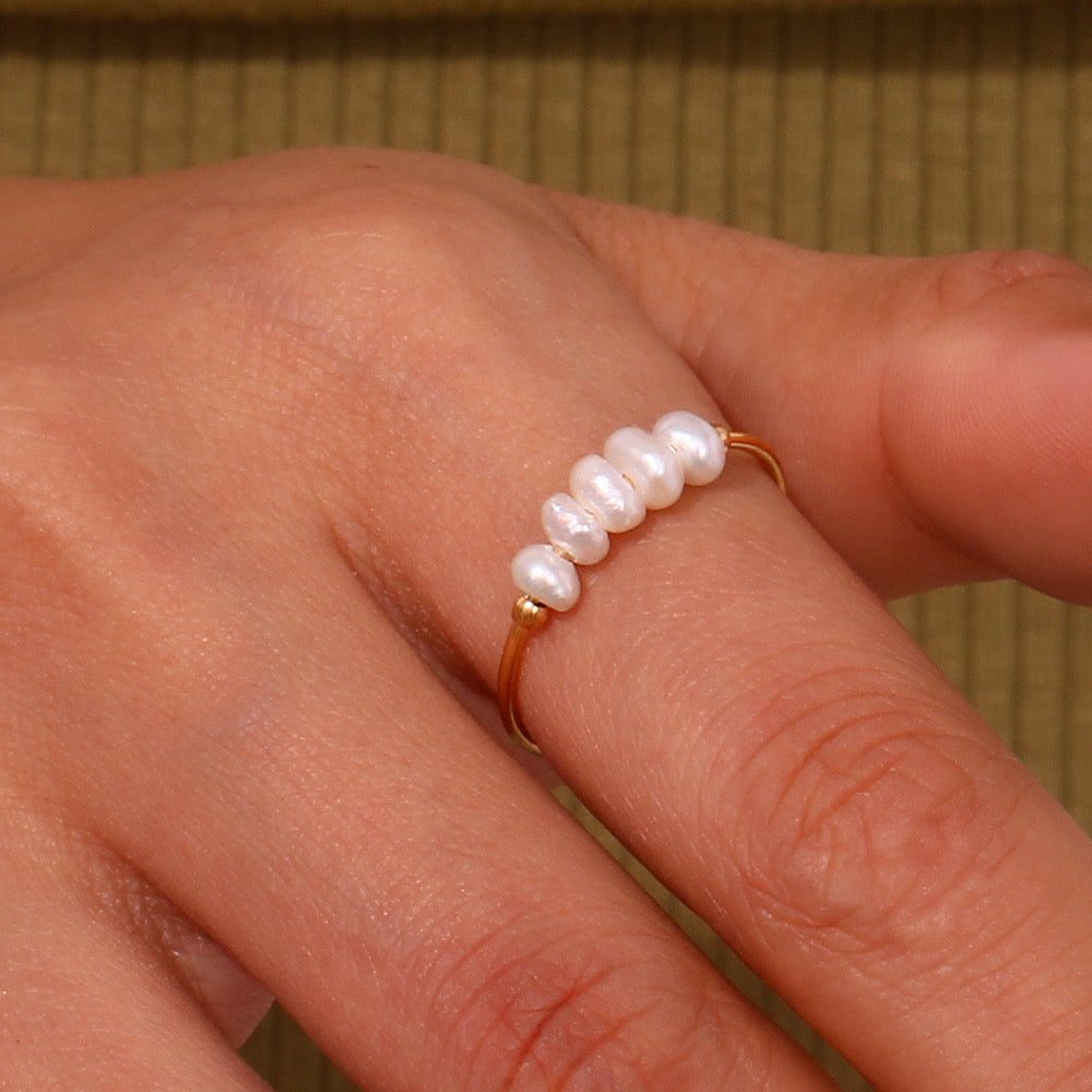 Seafoam Pearl Ring