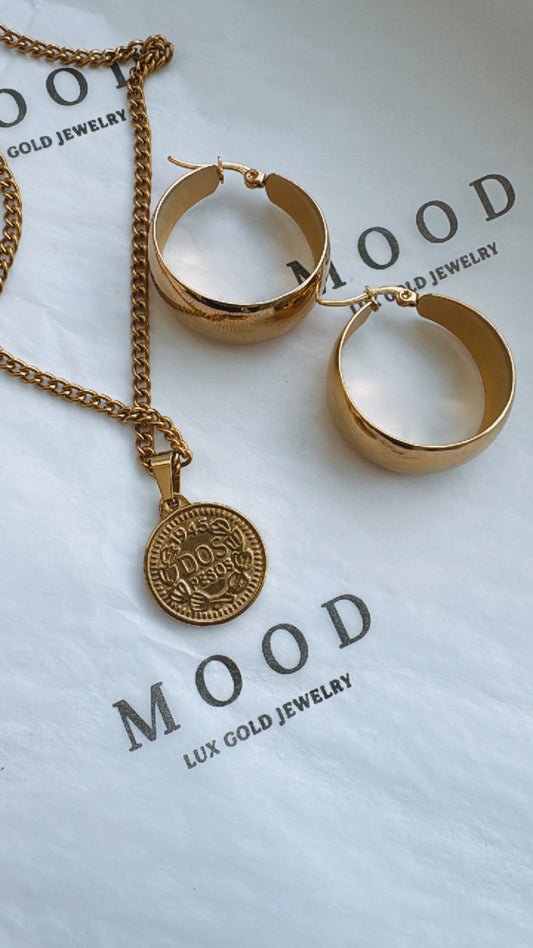 Vintage Coin Medallion Necklace