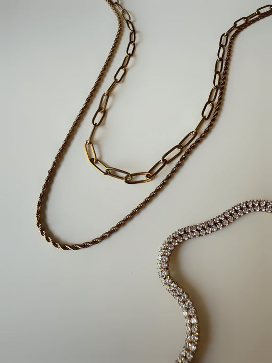 Pre-Stacked Addi Necklace Set