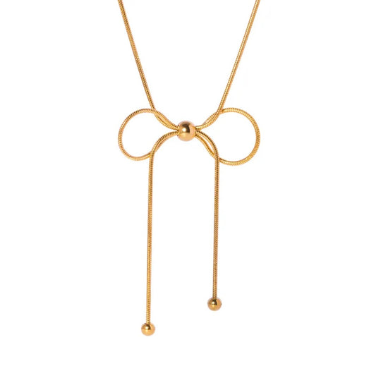 Coquette Bow Necklace