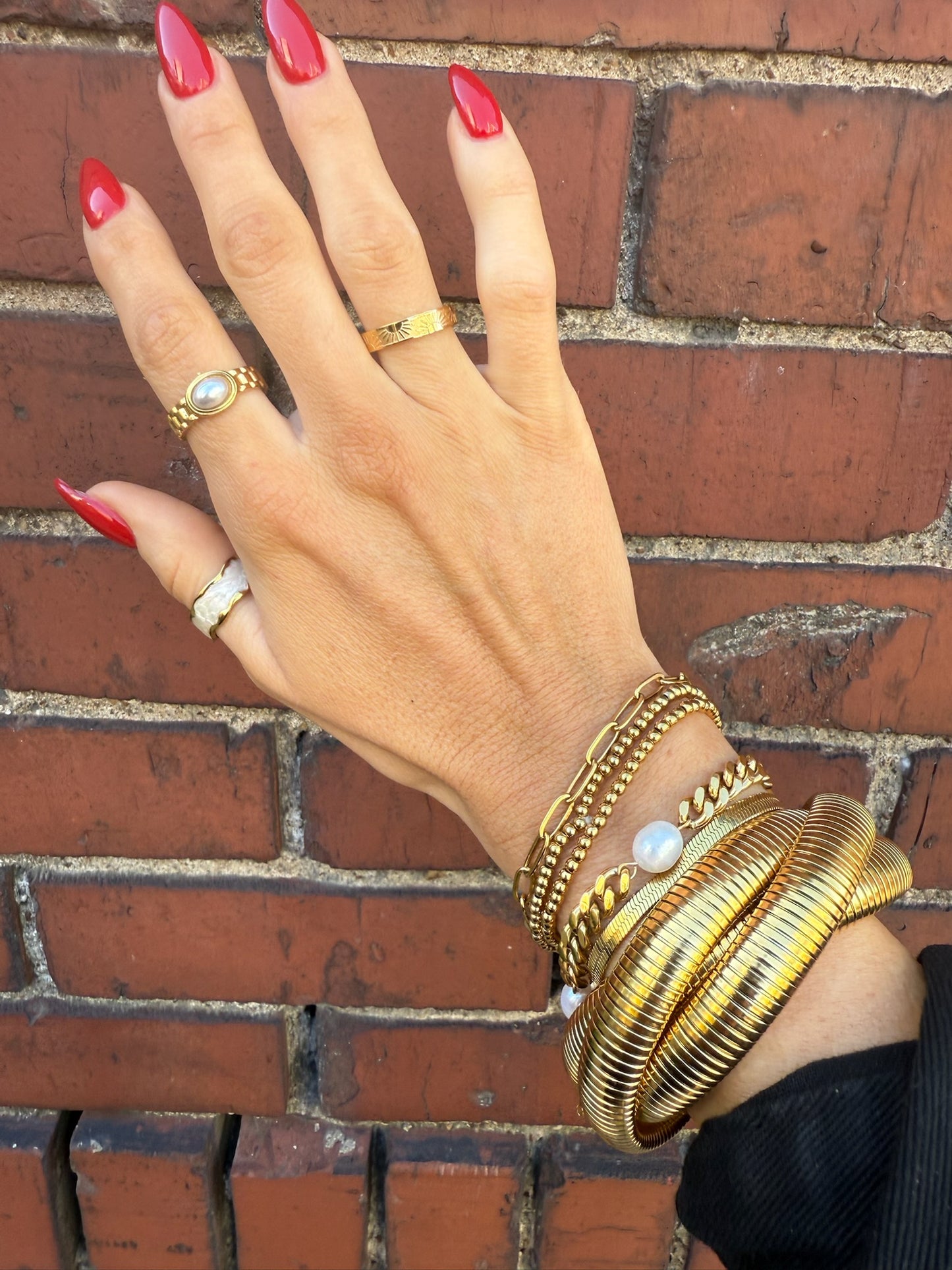 Golden Coil Bangle