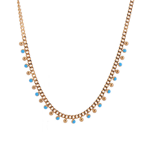 Dainty Turquoise Girl Necklace