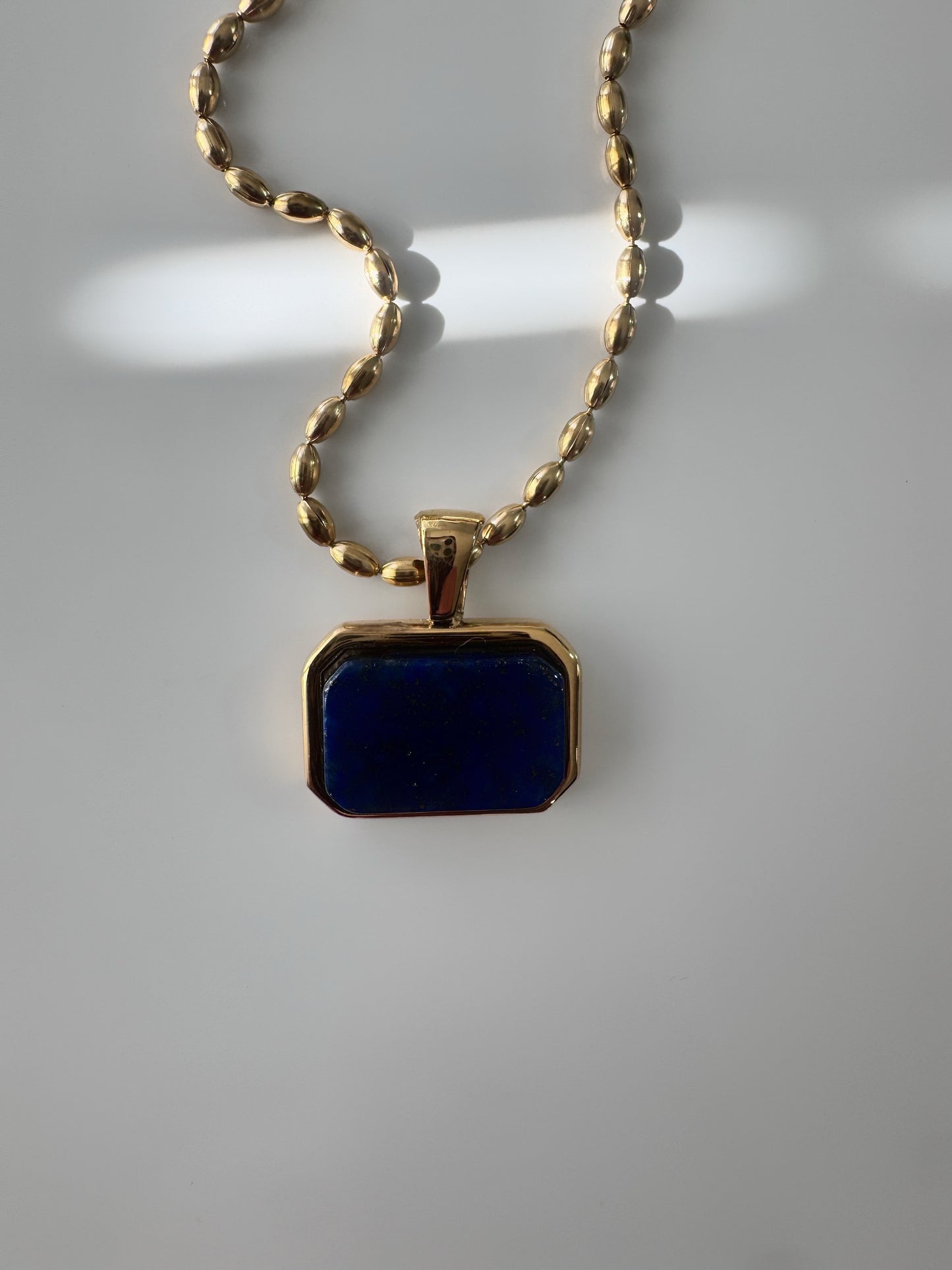 Santorini Blue Pendant Necklace