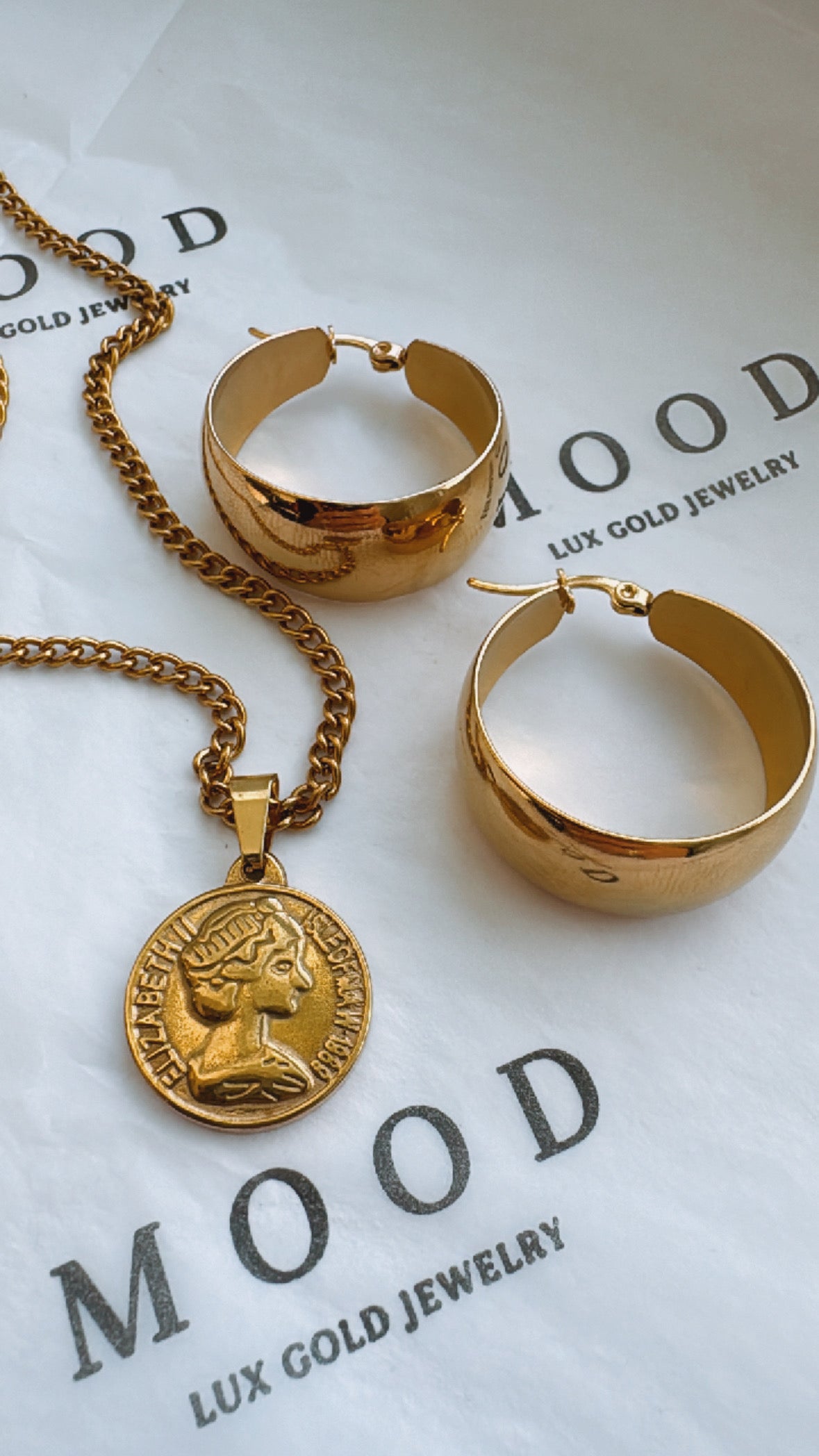 Vintage Coin Medallion Necklace
