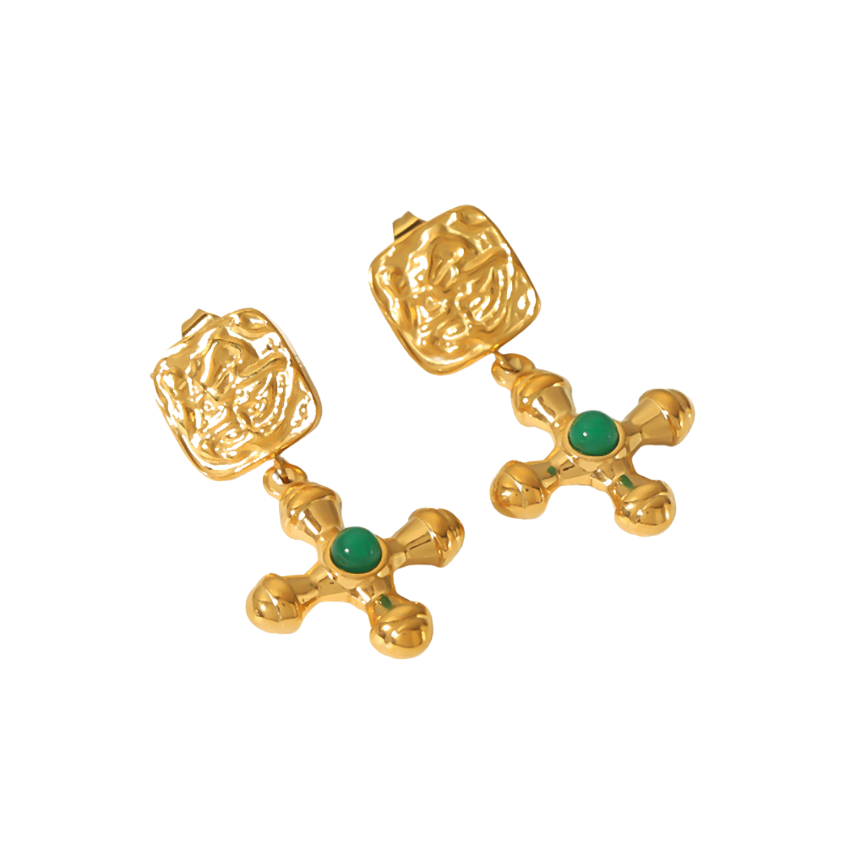 Amor Cross Earrings