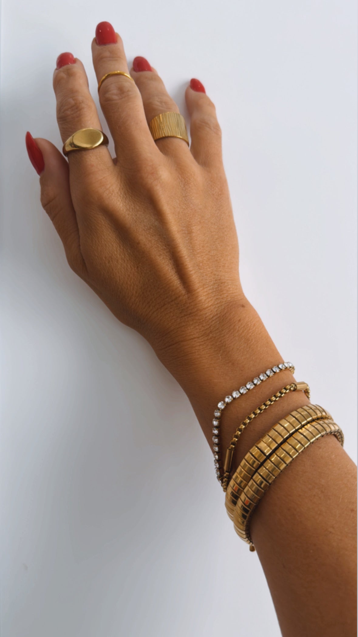 2-in-1 Dakota Diamond Bracelet – 18k Gold Plated