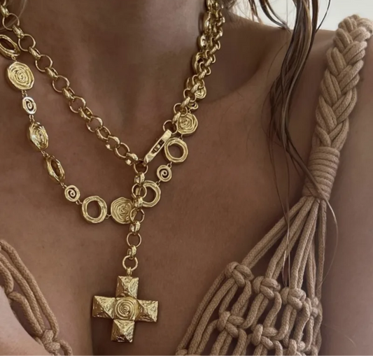 Festival Cross Necklace