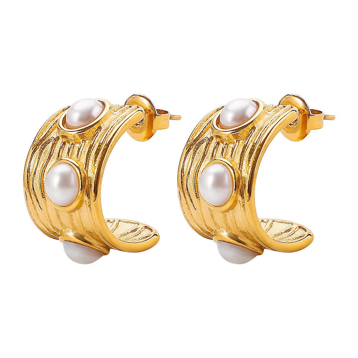 Troy Pearl Earrings