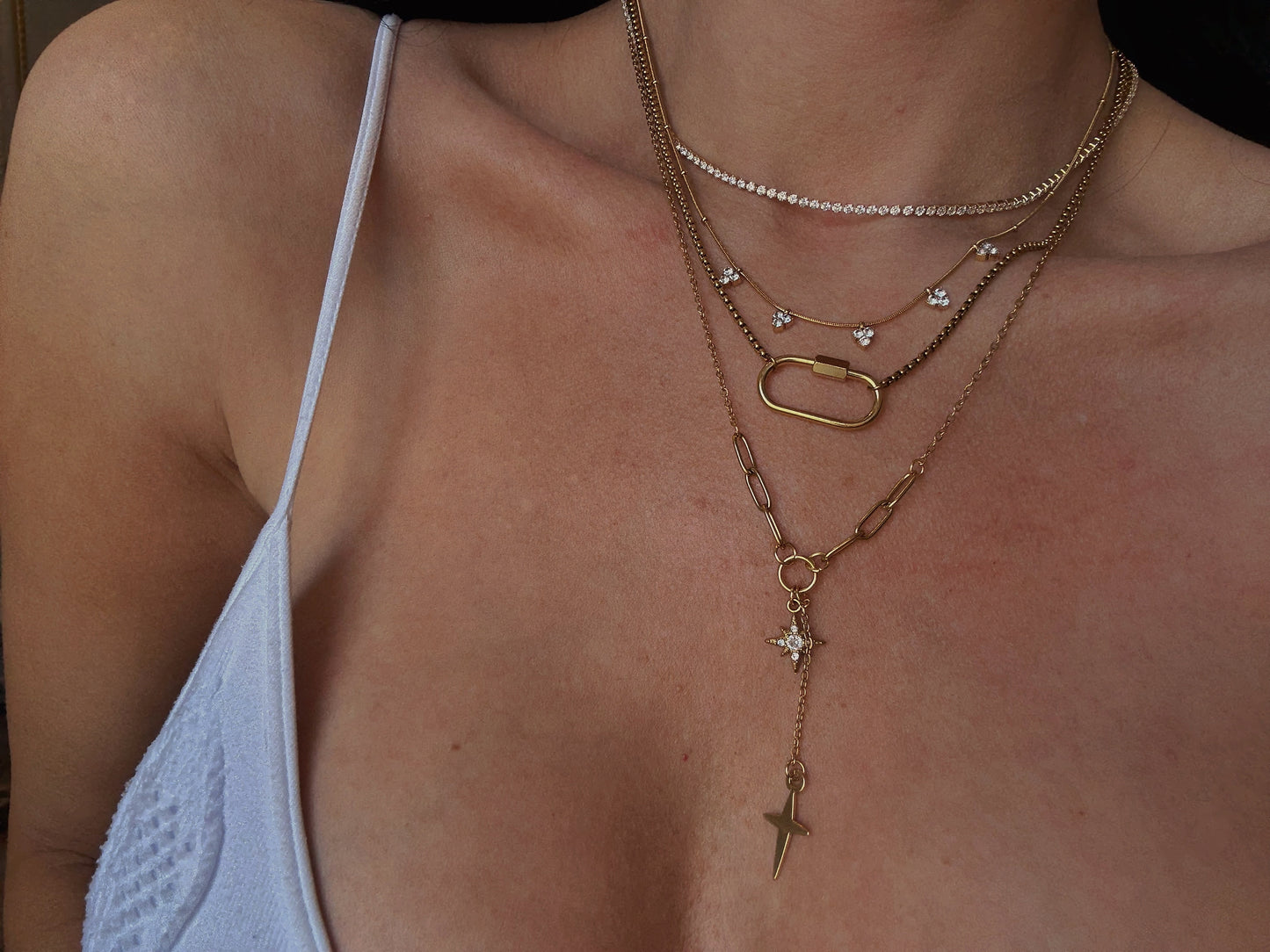 Aria Cross Necklace
