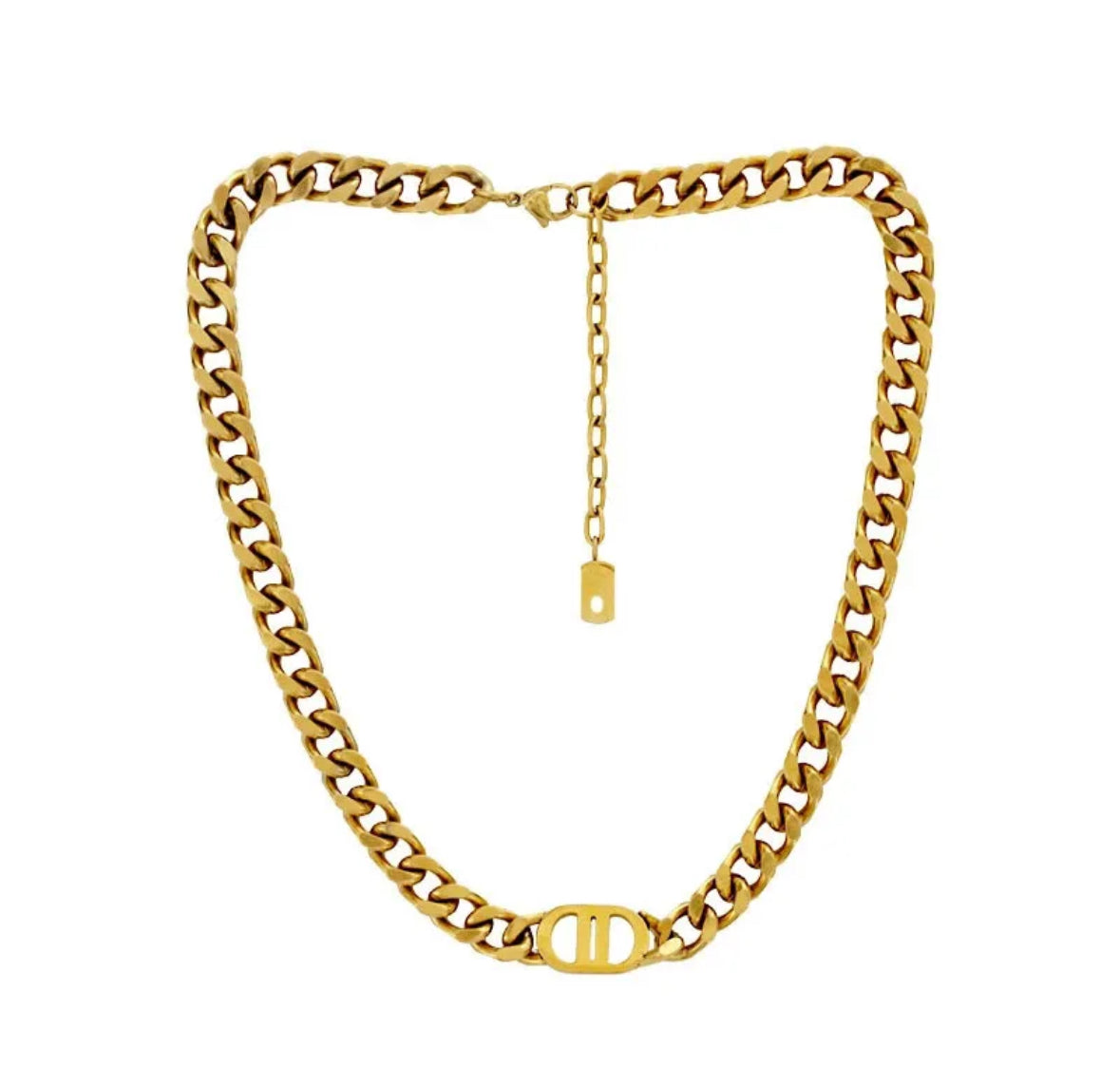 Edgy Cuban Chain Choker
