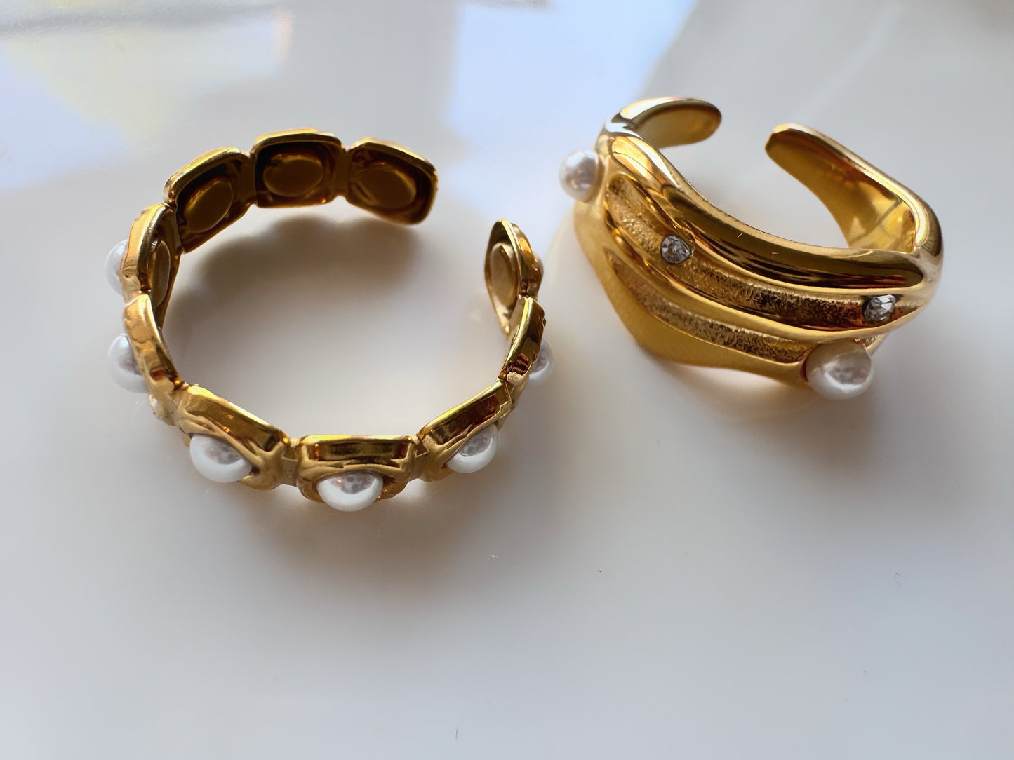 Ocean Pearl (Open) Ring