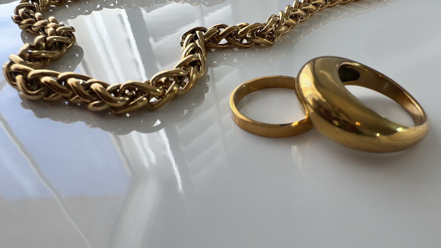 Gold Dome Ring