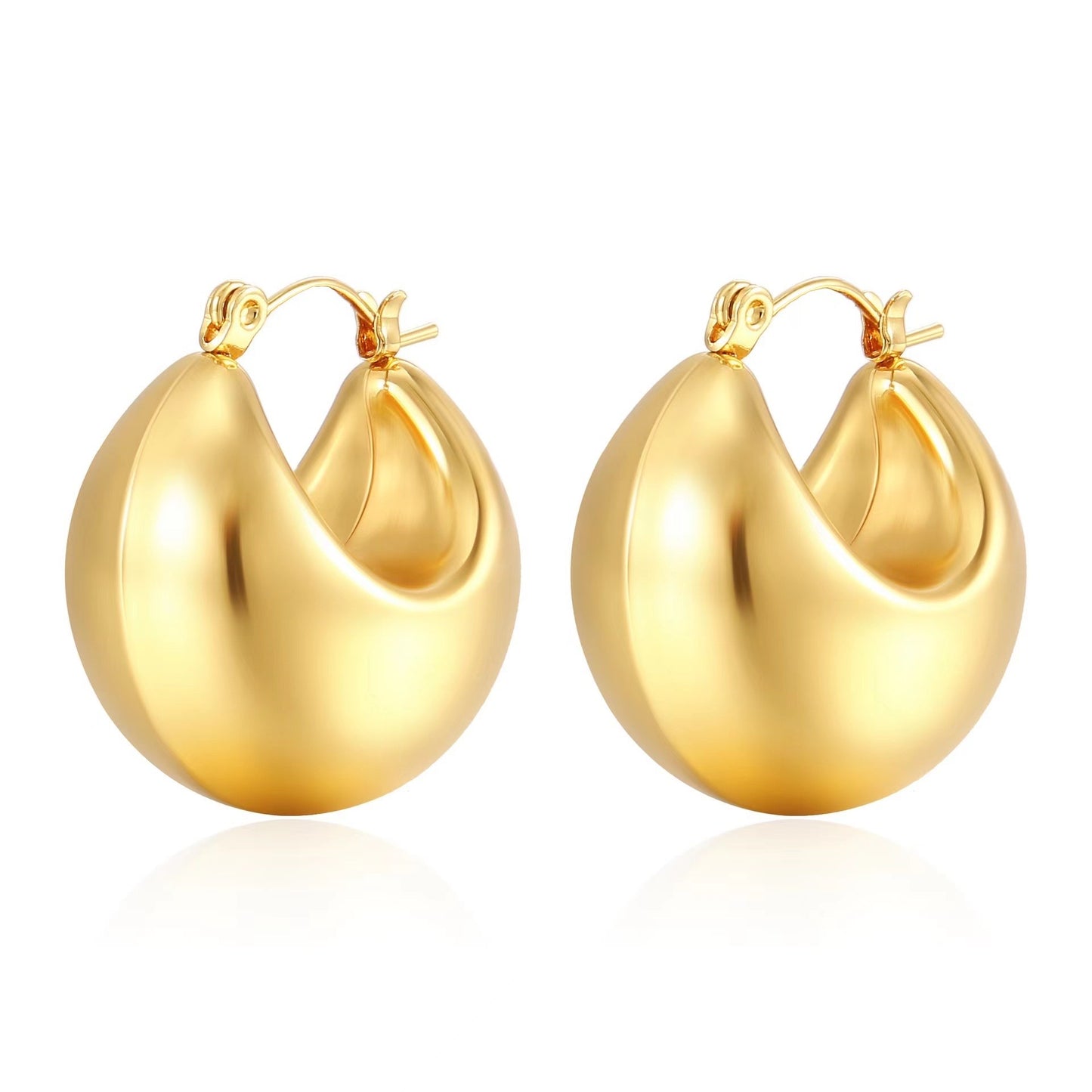Mal Hollow Earrings