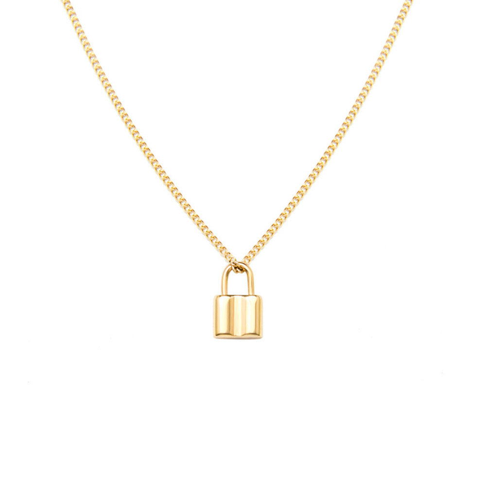 Padlock Pendant Necklace
