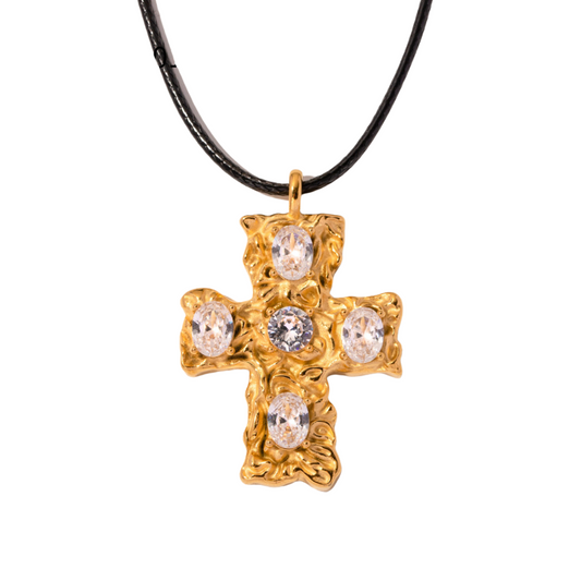 Elizabeth Cross Necklace