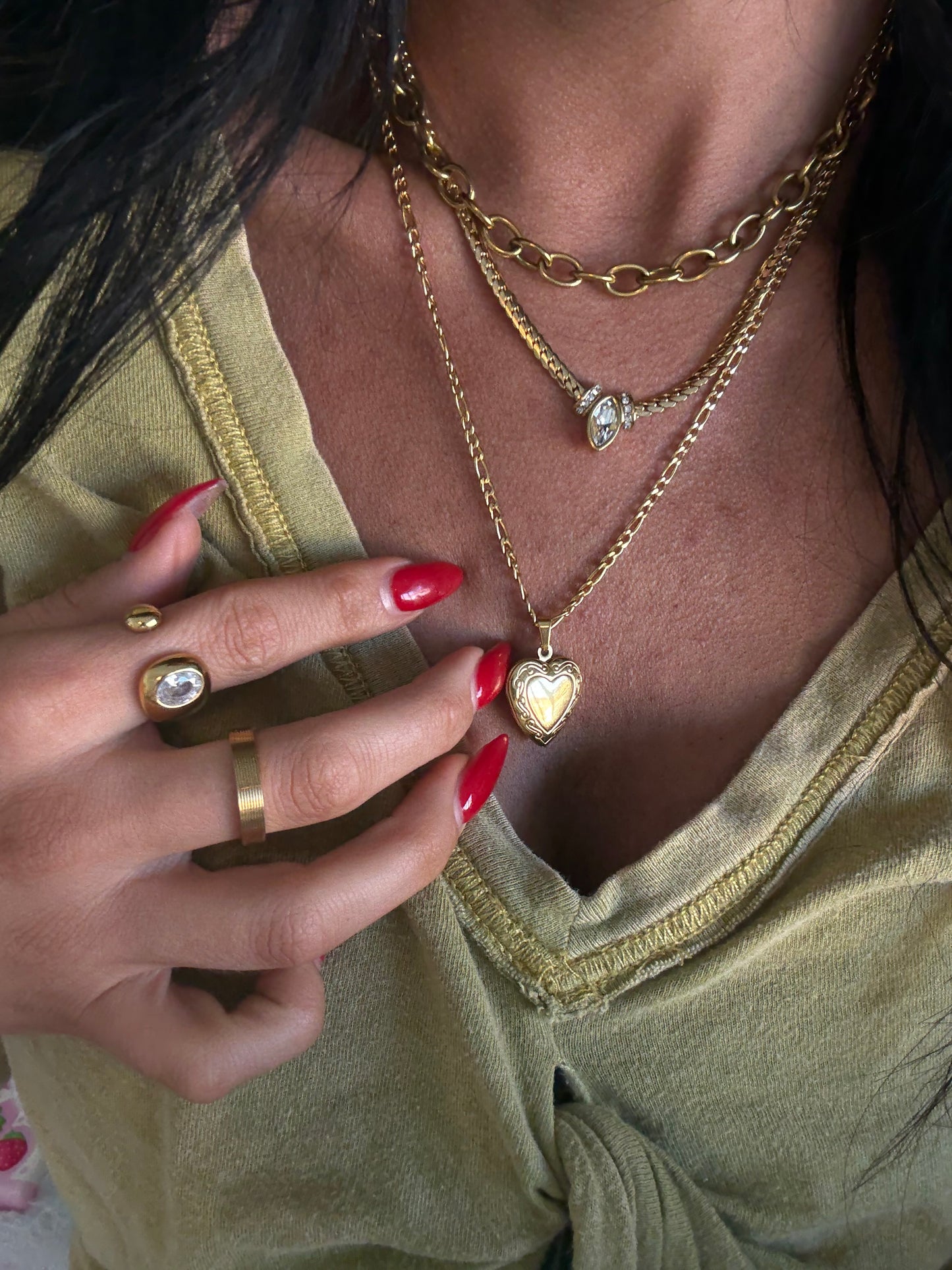 Meredith Marquise Necklace