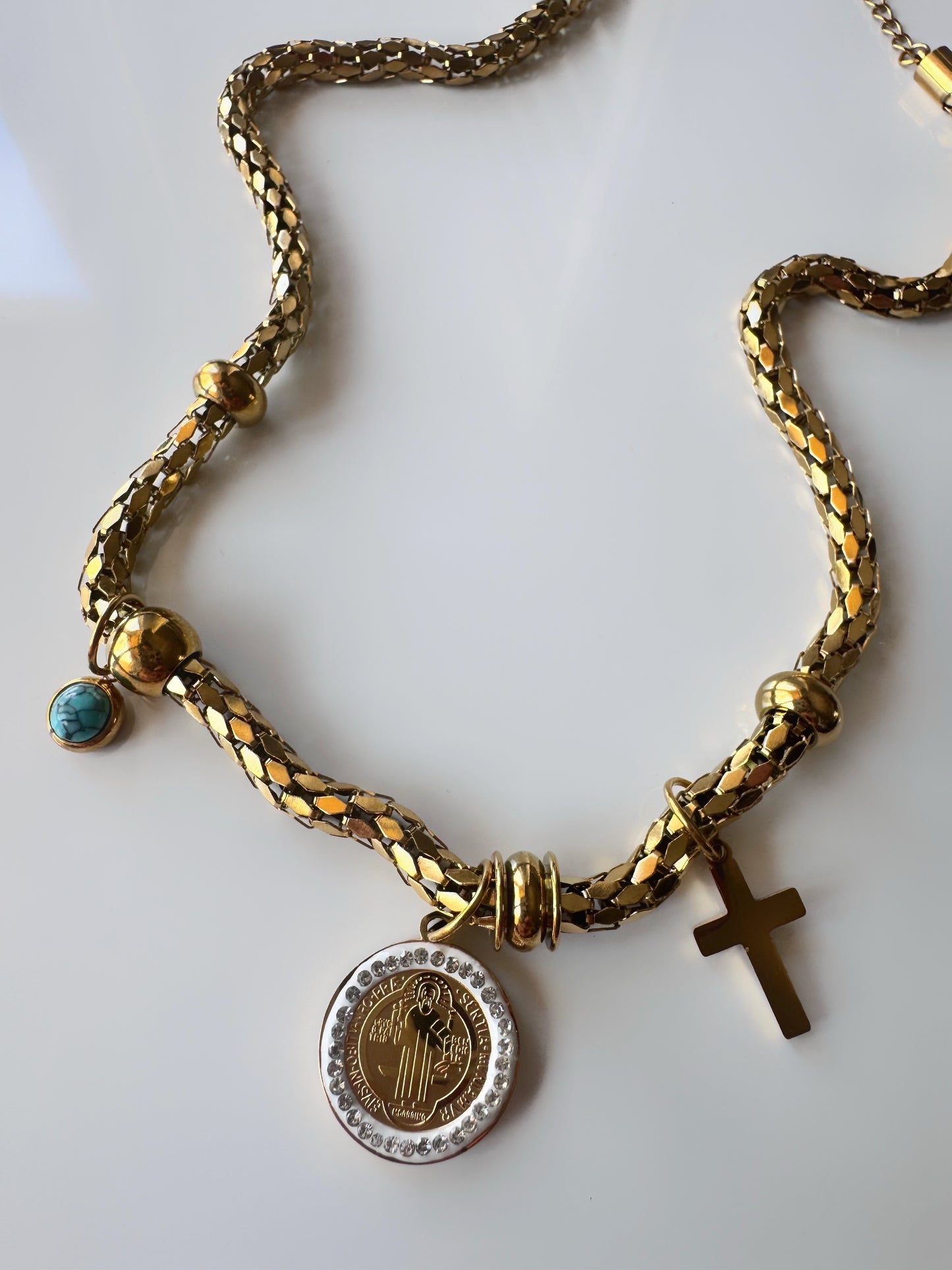 Scottie Cross Charm Necklace