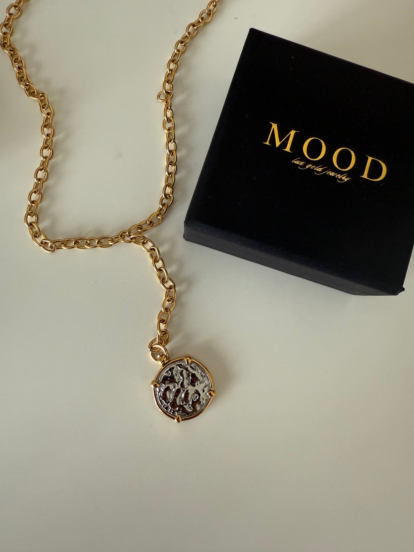 Goldie Chain Drop Necklace